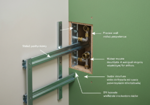 Montaż WC podwieszanego: Jak poprawnie zaizolować stelaż podtynkowy i uniknąć pękania płytek